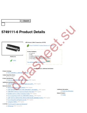 5749111-6 datasheet  